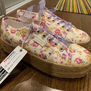 Superga x love shack fancy shoes 7.5